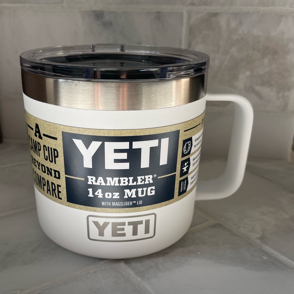 Yeti Rambler 14oz Mug - Classic White